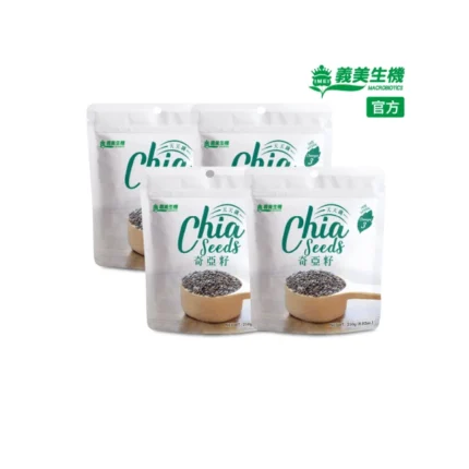 義美生機 奇亞籽250gX4袋(Omega-3、富含膳食纖維;無麩質)